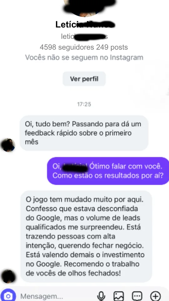 Depoimento Cliente Leticia - Natal/RN